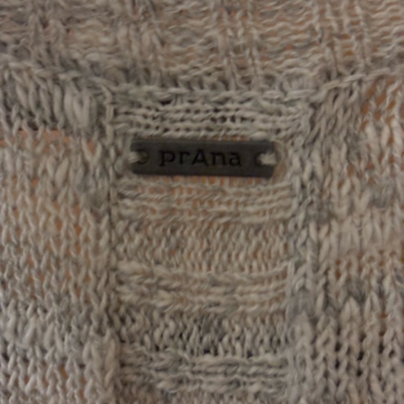 Prana Light Gray Women's Cardigan - Picture 6 of 7